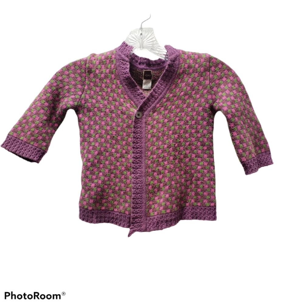 Tea Collection Checkered Cardigan Sweater